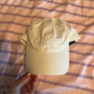 White Glossier Baseball Cap